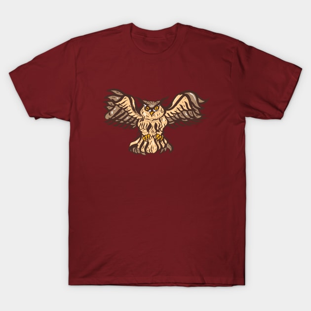 Bubo bubo T-Shirt by nokhookdesign